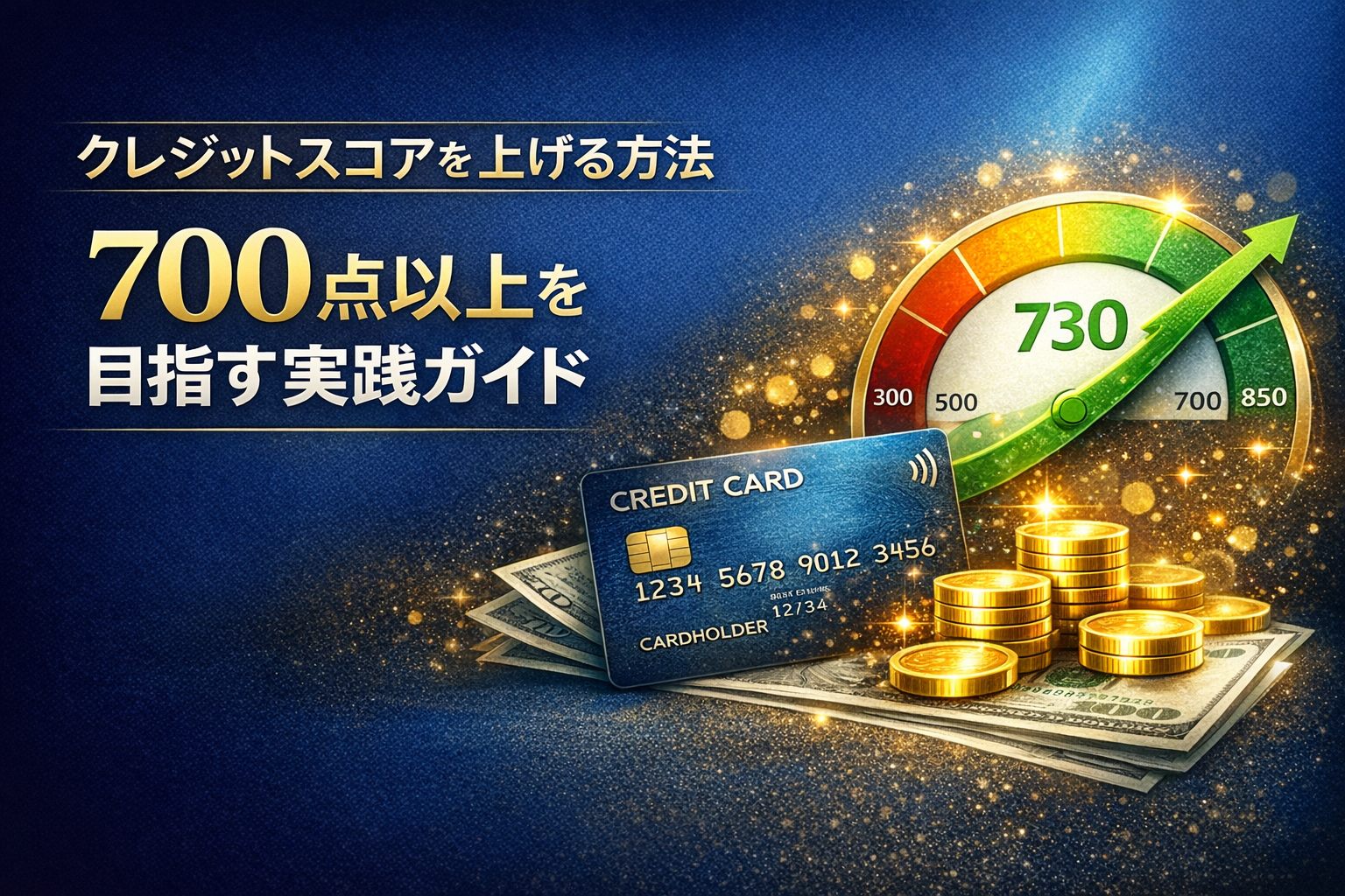 クレジットスコアを上げる方法｜700点以上を目指す実践ガイド