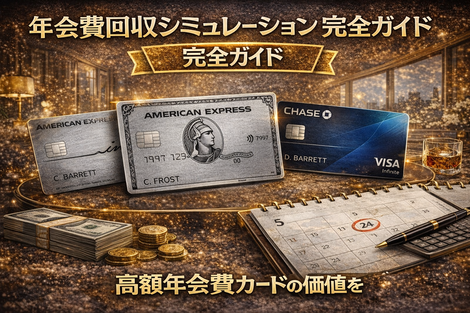 年会費回収シミュレーション完全ガイド｜高額年会費カードの価値を検証