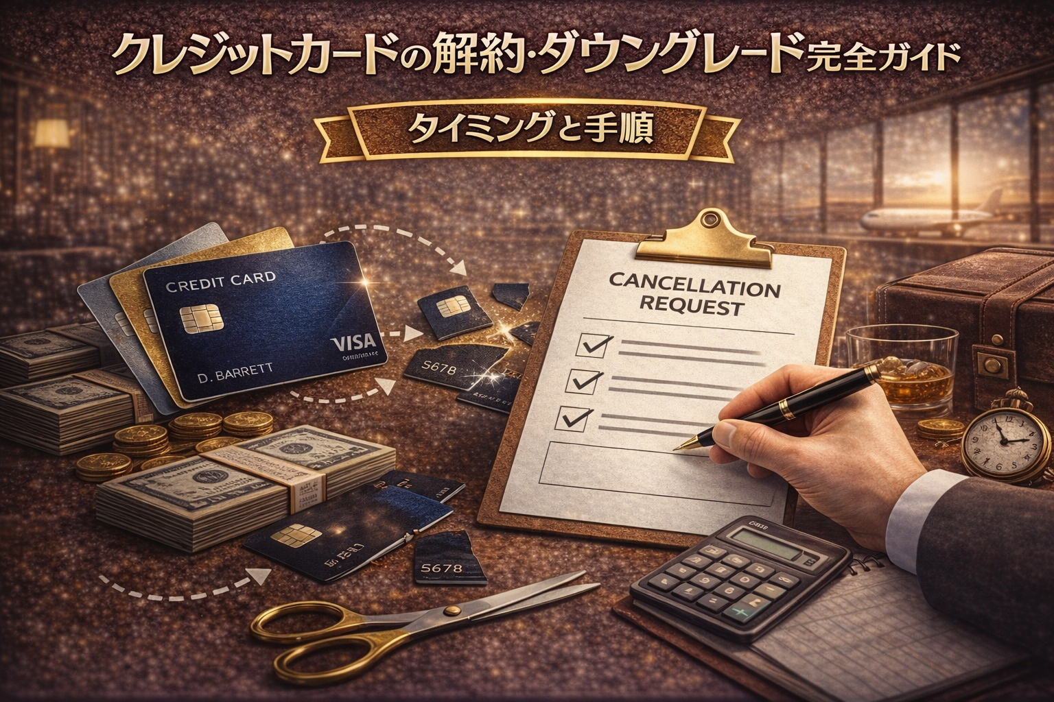 クレジットカードの解約・ダウングレード完全ガイド｜タイミングと手順